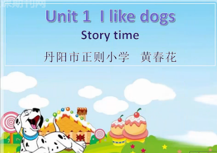 点击观看《4A Unit1 I like dogs（story time)》